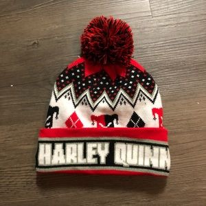 Harley Quinn Pom Pom Beanie
